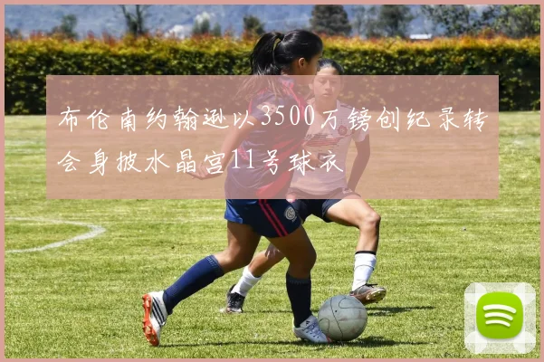 布伦南约翰逊以3500万镑创纪录转会身披水晶宫11号球衣
